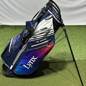 Lynx Golf DryTech 5.0 Series Flare Waterproof Stand Carry Bag Ombre Blue NEW