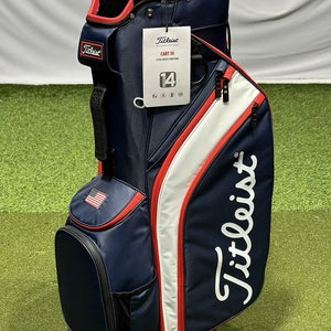 Titleist Cart 14 Golf Cart Bag TB22CT6 Navy/White/Red NEW!