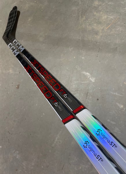 CCM JETSPEED FT6 PRO 2 PACK Pro Stock Hockey Stick Grip P90M 95 Flex Right 4825