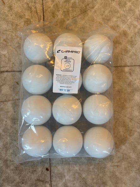 Champro Lacrosse Ball 12 Pack (1 Dozen) (New)