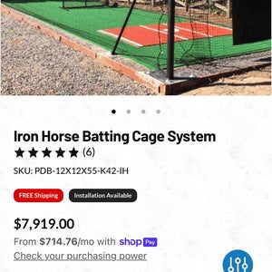 New Iron Horse cage