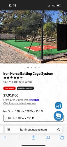 New Iron Horse cage