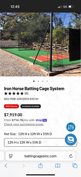 New Iron Horse cage