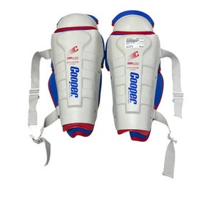 Used Cooper SG 650 Senior Shin Guards White 15" 11833-S000166302