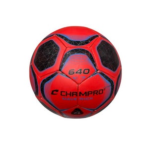 Used Champro 640 All Size Soccer Ball Black/Royal/Red 4 11833-S000166319