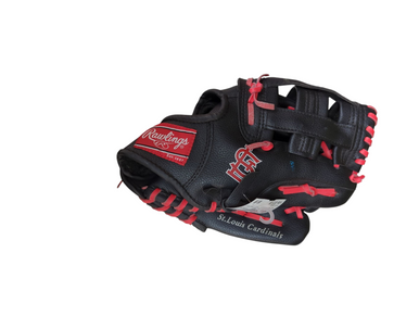 Used Rawlings CARDINALS BB/SB Glove RH Throw Black 10 1/2" 11833-S000166309