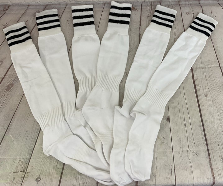 Pear Sox Euro Mens Athletic Soccer Socks Three Pairs Durable Stretch Yarn