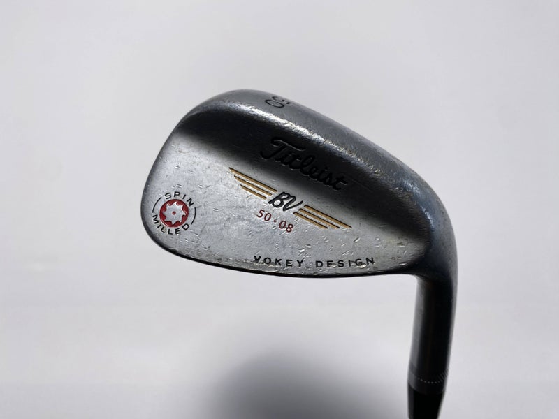 Titleist Vokey Spin Milled Chrome 2009 Gap Wedge GW 50* 8 Wedge Steel Mens RH