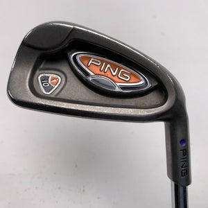 Ping i10 Single 6 Iron Purple Dot 1.5* Flat DG X100 Extra Stiff Steel Mens RH