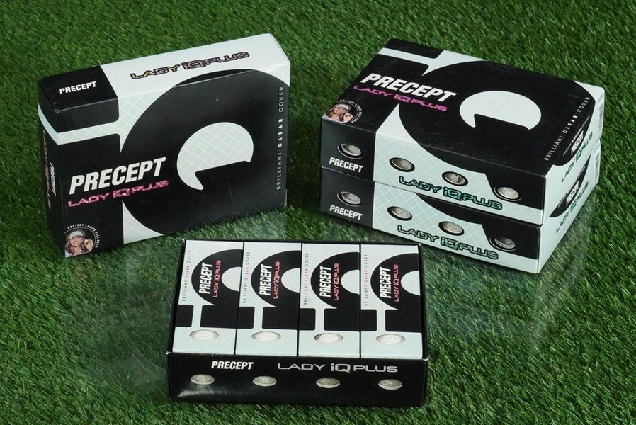 LOT OF 3 DOZEN WOMEN'S 36 GOLF BALLS, PRECEPT LADY IQ PLUS WHITE NEW IN SLEVES!
