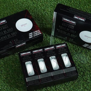 LOT OF 2 DOZEN 24 GOLF BALLS KIRKLAND SIGNATURE PERFORMANCE WHITE NEW IN SLEVES!