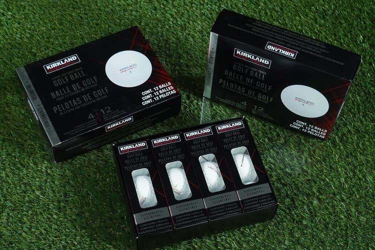 LOT OF 2 DOZEN 24 GOLF BALLS KIRKLAND SIGNATURE PERFORMANCE WHITE NEW IN SLEVES!