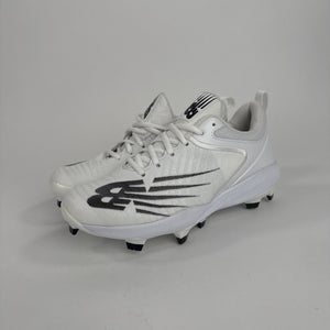 New Balance White FuelCell ,Molded Cleats Men's 7, Baseball Shoes PL4040W6