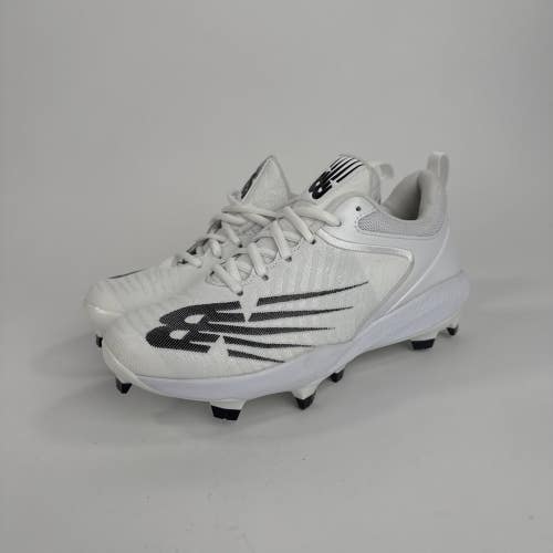 New Balance White FuelCell ,Molded Cleats Men's 7, Baseball Shoes PL4040W6