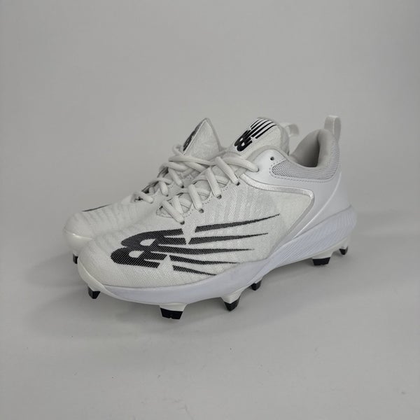 New Balance White FuelCell ,Molded Cleats Men's 7, Baseball Shoes PL4040W6