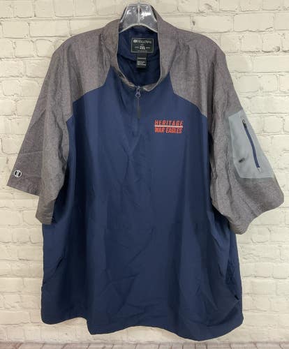 Holloway Adult's 100% Polyester Short-Sleeve Lightweight Windbreaker Navy XXL