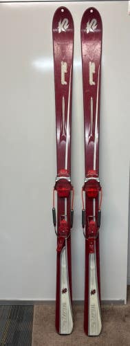 K2 World Piste 181cm Telemark Skis G3 Targa Cable Bindings GREAT Fast Shipping