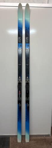 Madshus BC 50 Explore 185cm Metal Edge Waxless XC Skis Salomon NNN Bindings