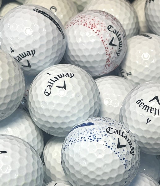 100 Near Mint AAAA White Callaway Supersoft Used Golf Balls