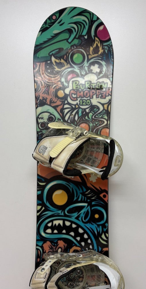 Burton Chopper 120cm Twin-Tip All-Mountain Kids Snowboard Burton