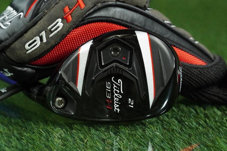 TITLEIST 913H 4 HYBRID 4H DIAMANA S+ 72G HY REGULAR RH 21 & HEADCOVER ~ NICE!!