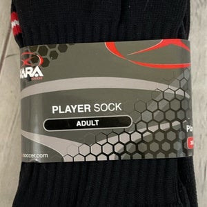 XARA Soccer Adult Player Footed Sock Knee High Durable Stretch Construction
