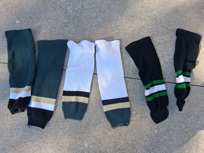 3 sets Senior Large Athletic Knit Socks bundle(Used)