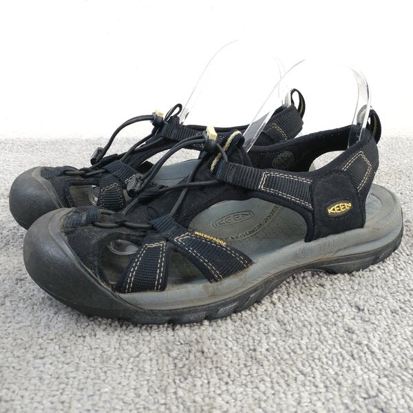 Keen Venice H2 Sandals Womens Size 10 Shoes Black Hiking Waterproof Slingback