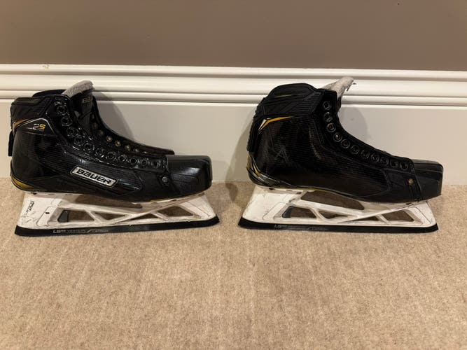 Senior Bauer Supreme 2S Pro Regular Width  Size 12 Hockey Goalie Skates