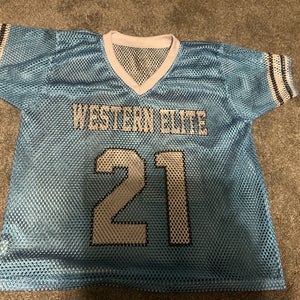 Team 91-Western Elite-Blue Boys/Youth (XL) Jersey (Used)