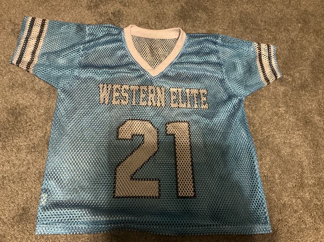 Team 91-Western Elite-Blue Boys/Youth (XL) Jersey (Used)
