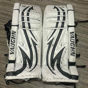 Vaughn Hockey Velocity V4 7450 Goalie Leg Pads, Size Senior 34” + 1”