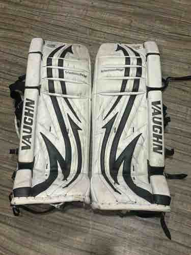 Vaughn Hockey Velocity V4 7450 Goalie Leg Pads, Size Senior 34” + 1”