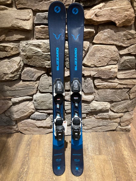 Kid's 2021 Blizzard  Rustler 9 118cm Skis | Marker 4.5 Bindings