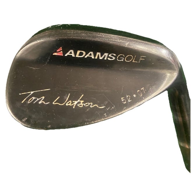 Adams Tom Watson Gap Wedge 52*07 RH Performance Lite Stiff Steel 35" New Grip