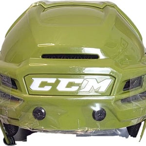 Medium CCM Super Tacks X Helmet Pro Stock - Military Green(New)