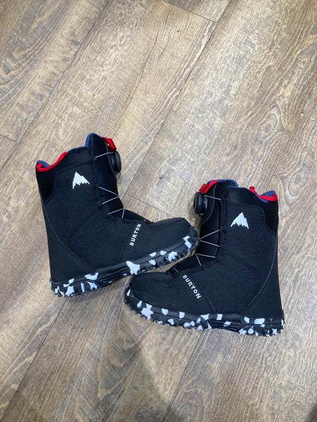 Burton Grom Boa Snowboard Boots | Youth Size 3
