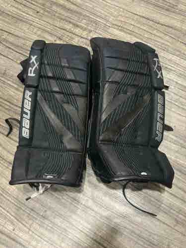 Bauer RX6 LE Goalie Leg Pads, Size Junior 28” + 1”