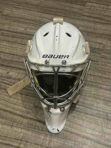 Bauer Hockey Goalie Mask with Cat Eye Cage, Size Senior Type 1