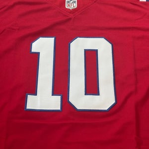 New England Patriots Throwback Drake Maye Jersey Stitched Adult Medium NWT
