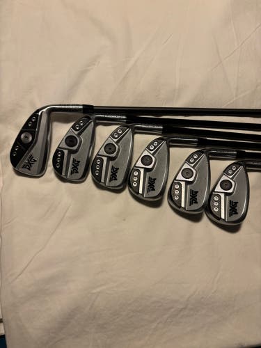 PXG 0311 XP GEN5 Chrome Right Handed Iron Set Regular Flex (6 Clubs) #6 - #9, PW, GW Graphite *READ