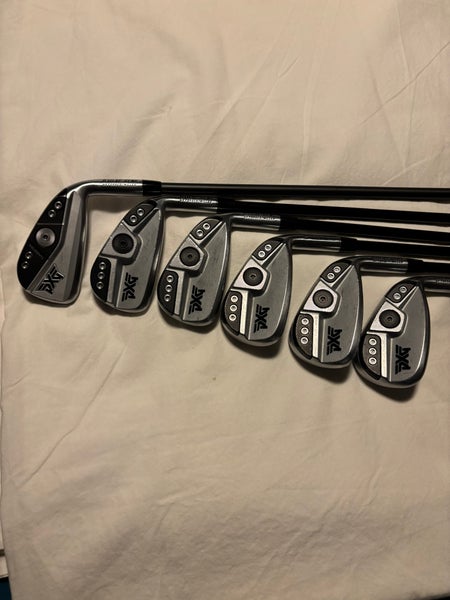 PXG 0311 XP GEN5 Chrome Right Handed Iron Set Regular Flex (6 Clubs) #6 - #9, PW, GW Graphite *READ