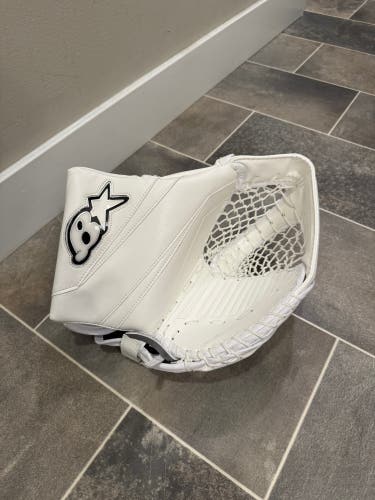 Brian's Eclipse Regular Pro Stock Goalie Glove - All White (New)
