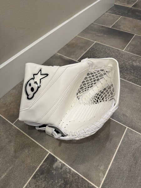 Brian's Eclipse Regular Pro Stock Goalie Glove - All White (New)