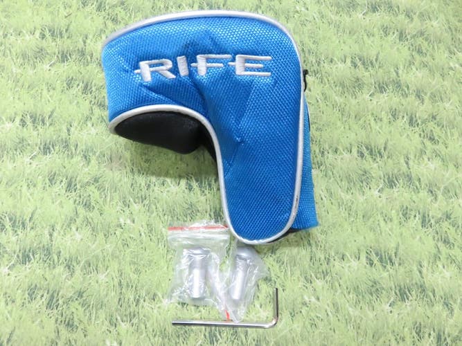 Guerin Rife Mid Mallet Putter Headcover + Tool + 2 Weights