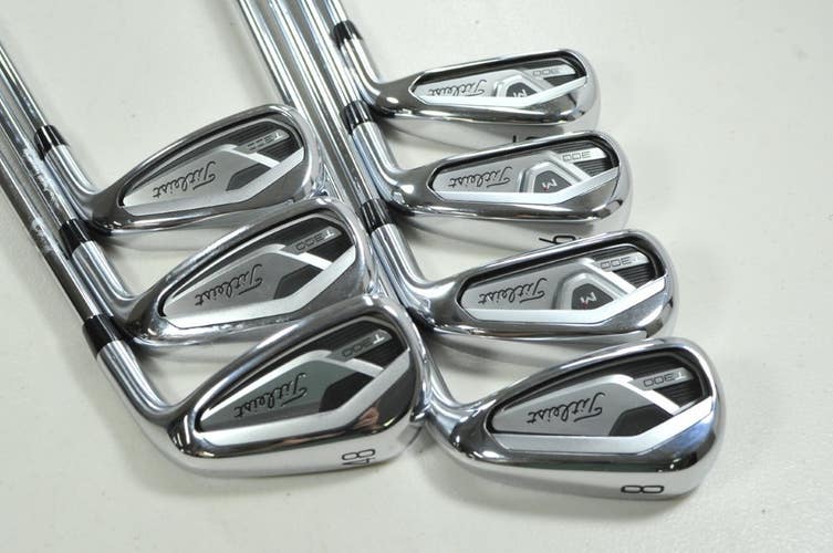 Titleist T300 2021 5-PW,48* Iron Set Stiff Flex Right AMT Red S300 Steel #202356