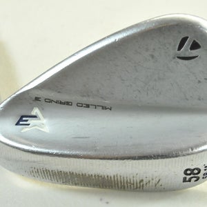 TaylorMade Milled Grind 3 Raw 58*-11 Wedge Right DG S200 Stiff Steel # 191525