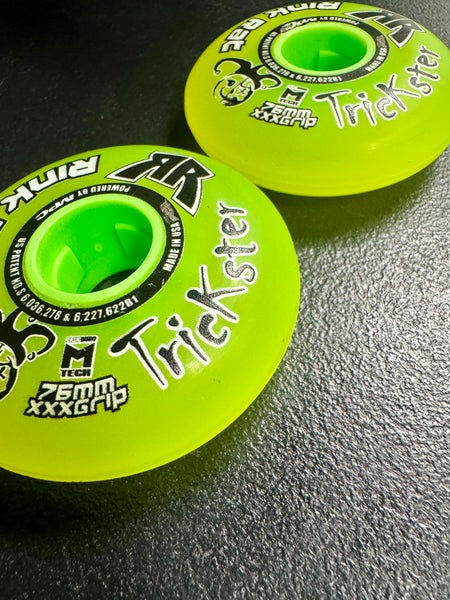 2x Rink Rat Trickster XXX 76mm Wheels - NEW