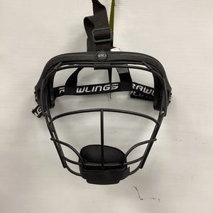 Used Rawlings HI-VIZ BB/SB Fielders Mask Black One Size 11851-S000038447