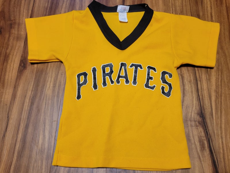 Vintage Pittsburgh Pirates MLB Pro-Knit Replica Baseball Jersey, Tag Size Boys Small